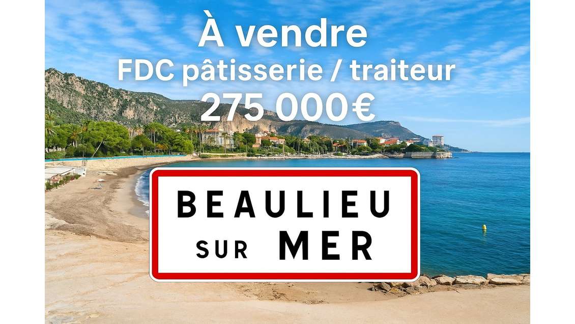 À vendre pâtisserie Traiteur à Beaulieu-sur-Mer