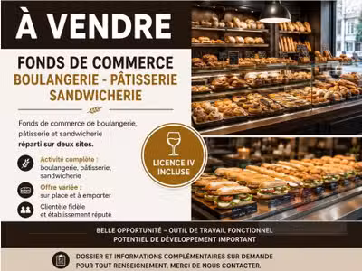 A vendre boulangerie pâtisserie Brive la Gaillarde