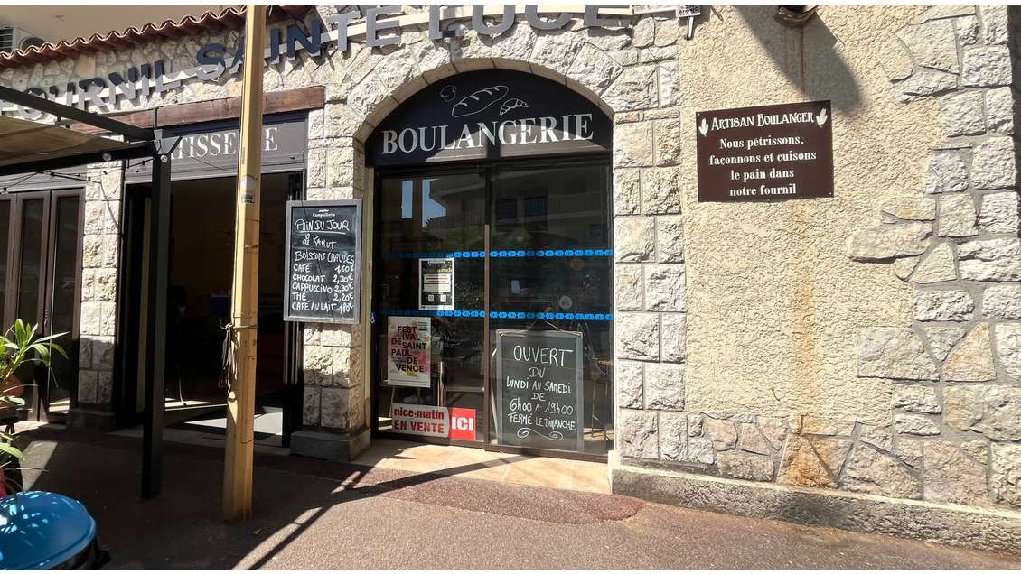 Vente boulangerie pâtisserie chocolaterie à Cagnes