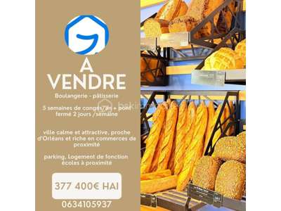 Vente Boulangerie - Pâtisserie à Châteauneuf-sur-Loire