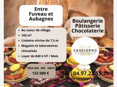 Vente boulangerie pâtisserie chocolaterie Auriol