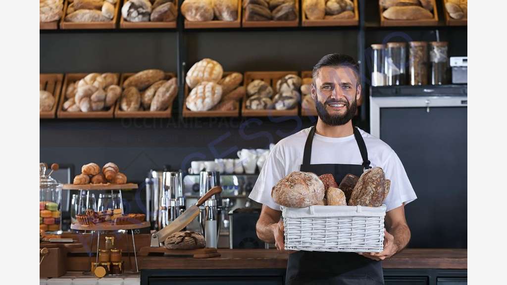AV boulangerie 2 points de ventes murs et fonds 30