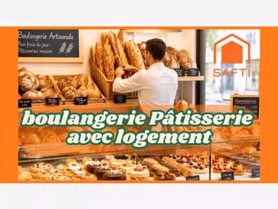 AV boulangerie 300m² empl prisé au Blanc-Mesnil