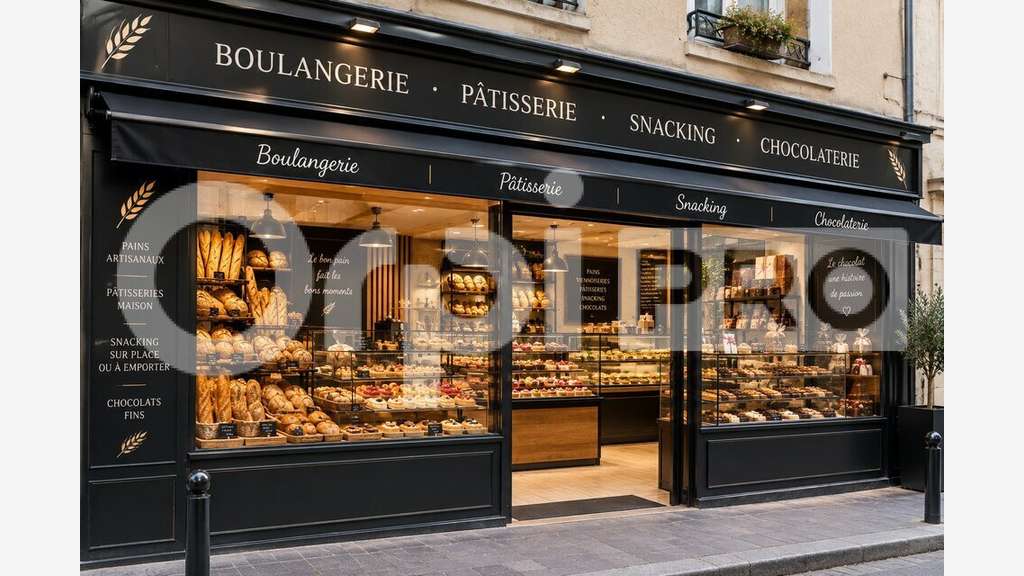 Vente boulangerie pâtisserie snacking Le Havre
