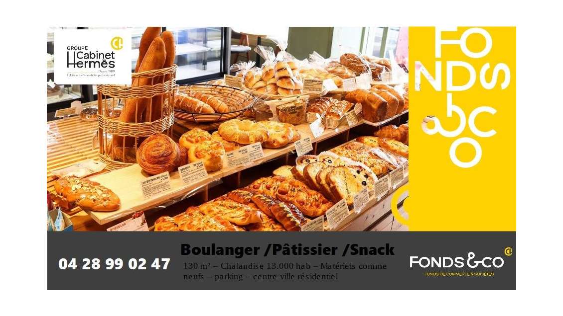 Vente boulangerie rénovée centre ville d'Ardèche