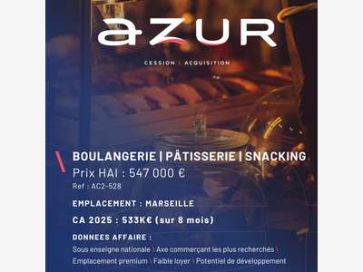 VENTE Boulangerie Snacking Emplacement n°1
