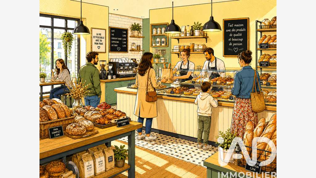 Vente boulangerie pâtisserie à Saint-Denis-en-Val