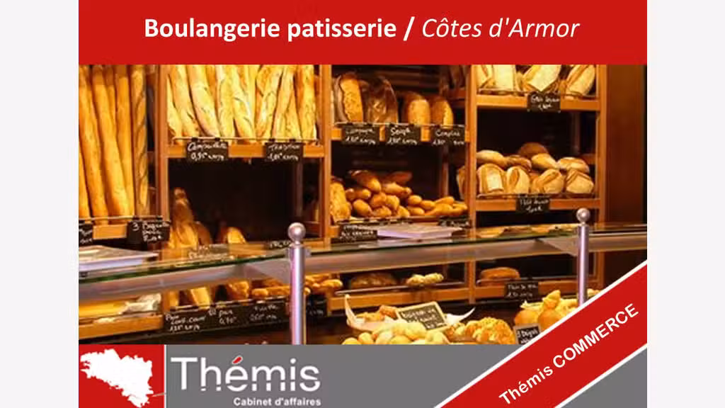 Vente boulangerie patisserie secteur Saint Brieuc