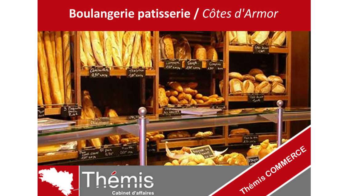 Vente boulangerie patisserie secteur Saint Brieuc