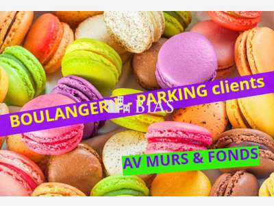 AV murs & fonds boulangerie avec parking sur Rouen