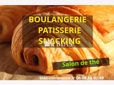 Vente boulangerie viennoiserie snacking dept 76