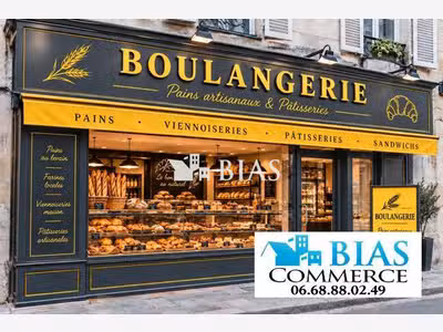 Vente boulangerie-pâtisserie en centre-ville du 76