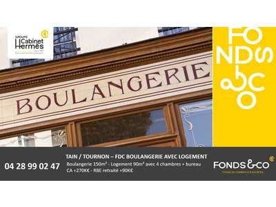 Vente Boulangerie - Pâtisserie à Tournon-sur-Rhône