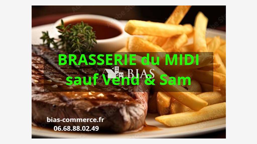 Cède brasserie pizzeria du midi sauf week-end Eure