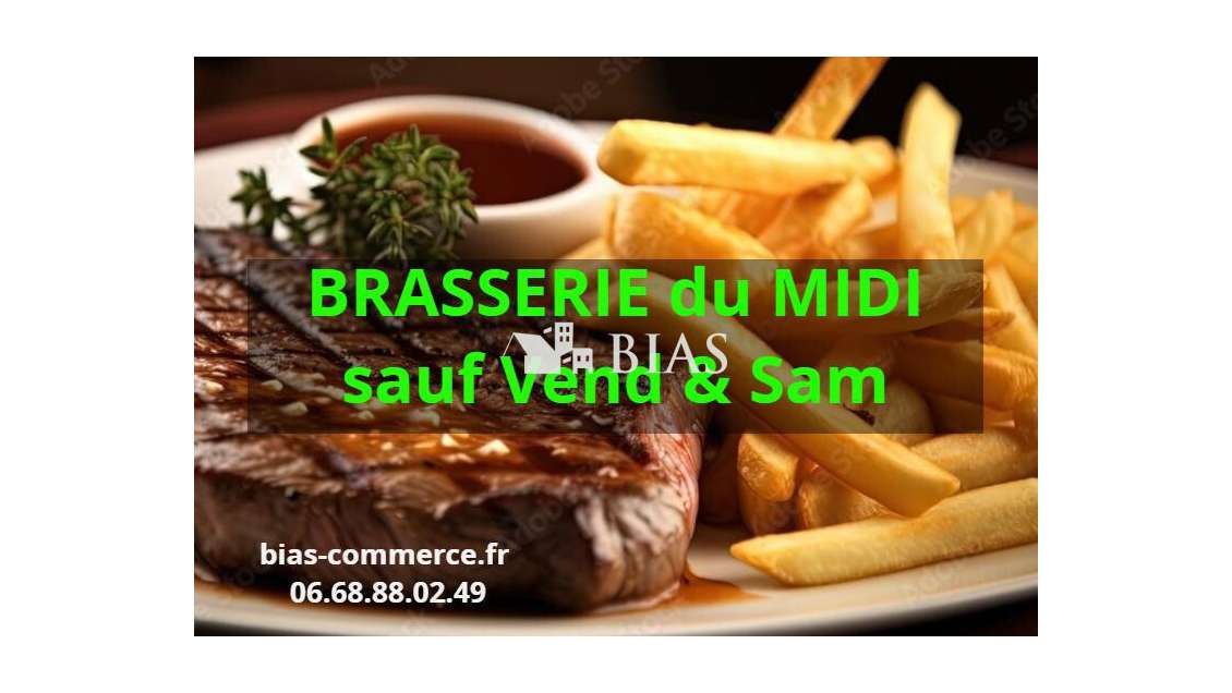 Cède brasserie pizzeria du midi sauf week-end Eure