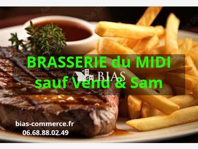 Cède brasserie pizzeria du midi sauf week-end Eure