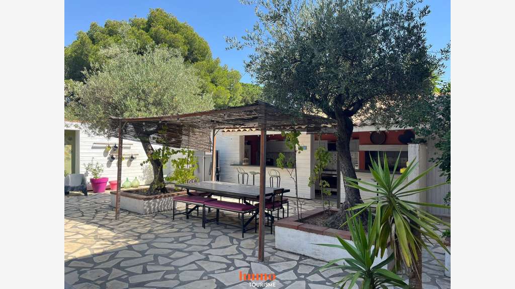 AV domaine touristique 630m² 5 gîtes piscine Elne