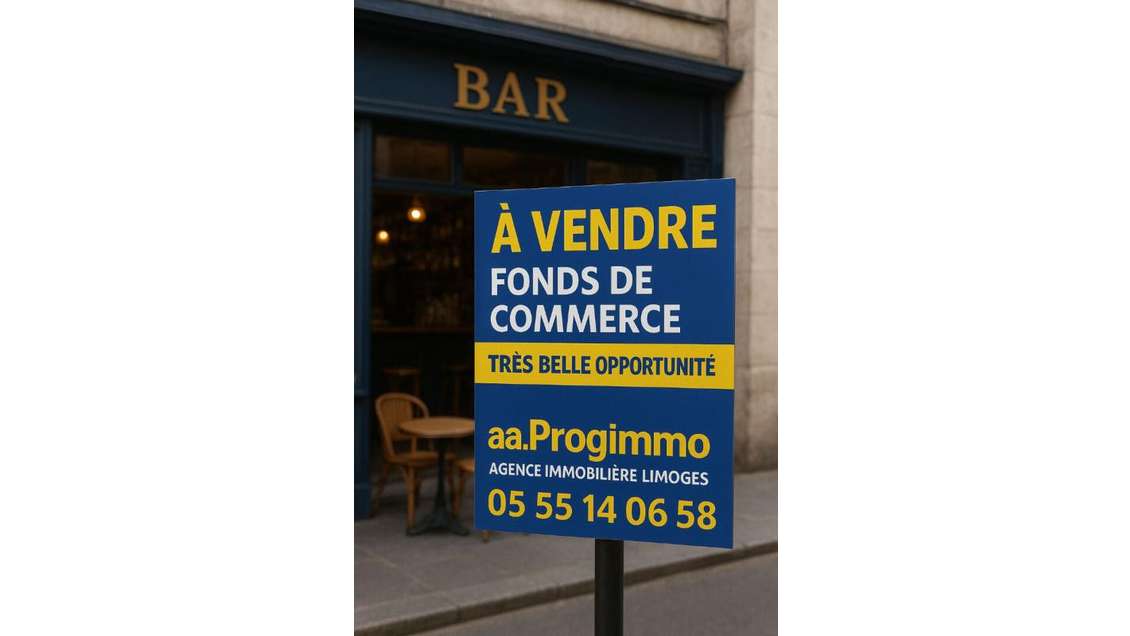 Vente bar petite restauration à Limoges