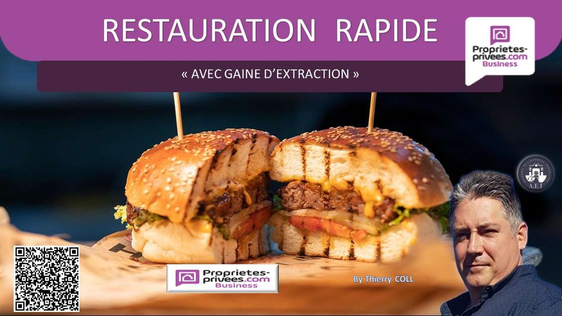 Vente snack restauration rapide à Bourgoin Jallieu