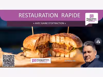 Vente snack restauration rapide à Bourgoin Jallieu