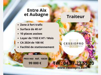 Vente FDC bouche clé en main entre Aix et Aubagne
