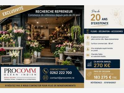 FDC fleurs décoration à vendre à l'Etang-Salé