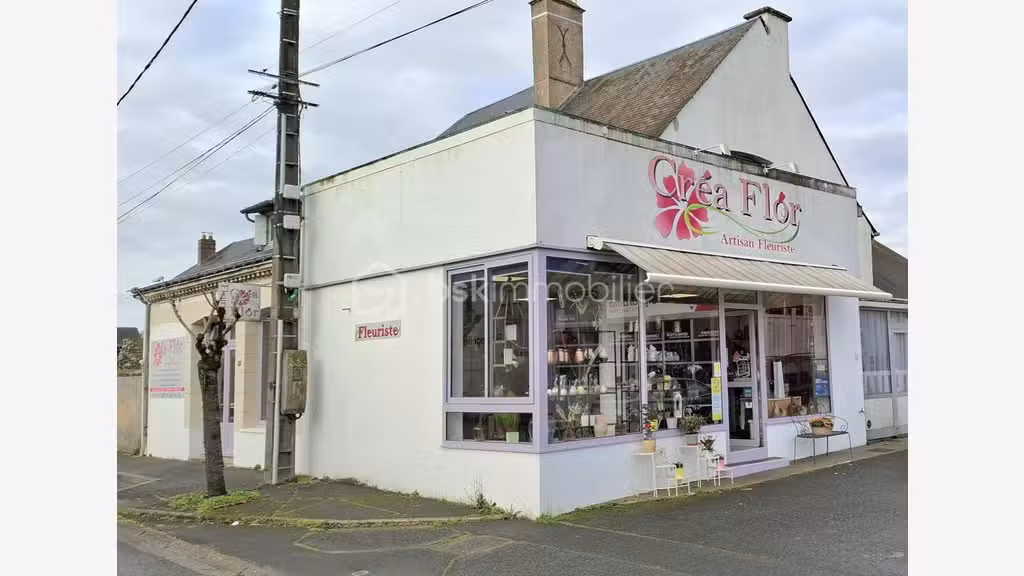 AV boutique fleurs 100m² empl dynamique Monnaie