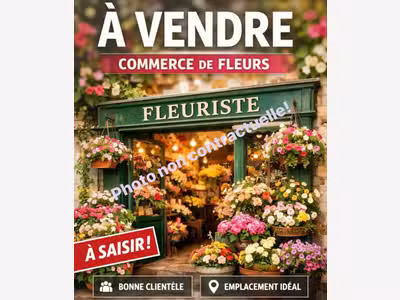 Vente fleuriste idéalement placé à Montauban