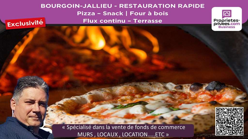 Cède FDC restaurant rapide 84m² à Bourgoin-Jallieu