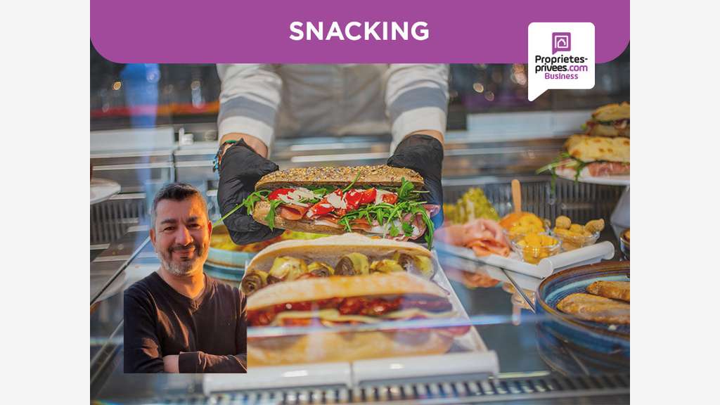 Vente restaurant snack 22 couverts à Paris 75013