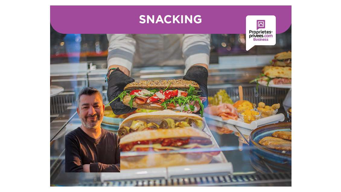 Vente restaurant snack 22 couverts à Paris 75013