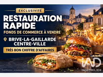 Vente restauration rapide à Brive-la-Gaillarde