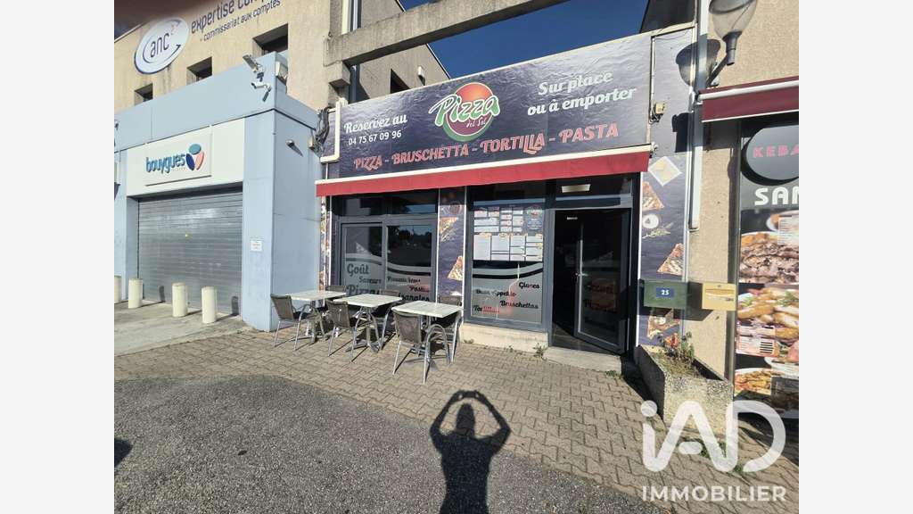 Vente pizzéria zone commerciale prisée à Davézieux