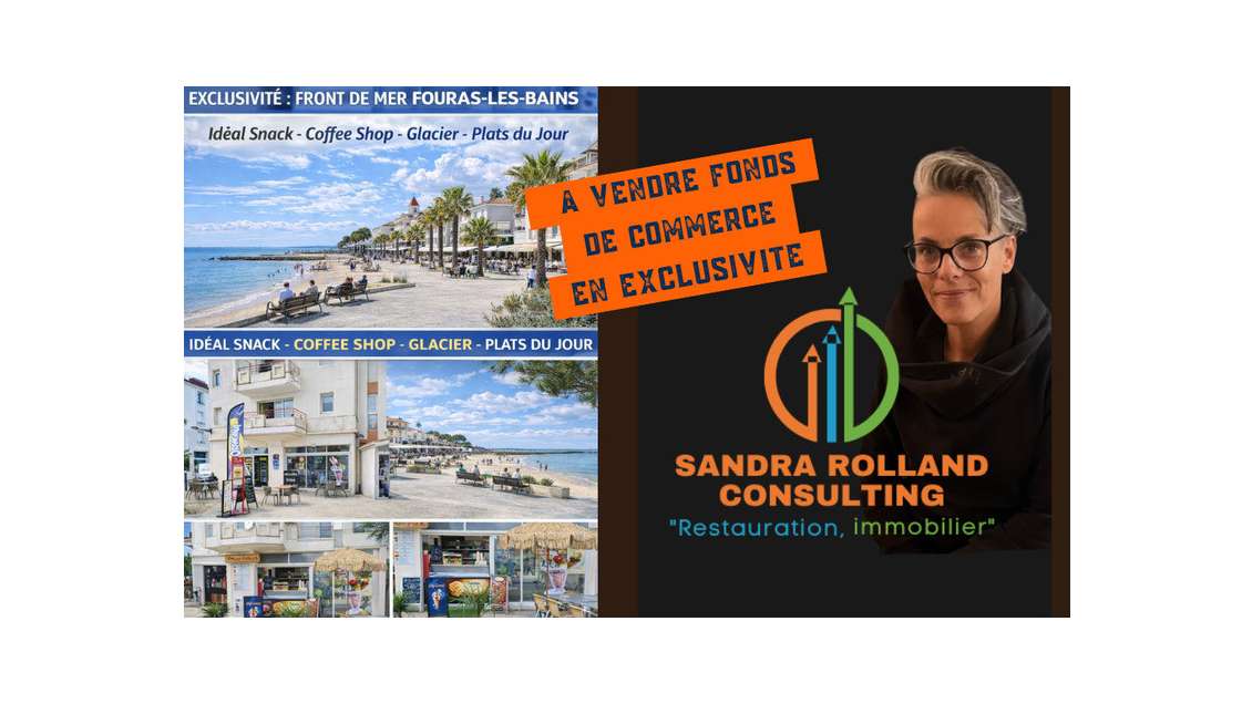 Fonds de commerce à vendre front de mer à Fouras