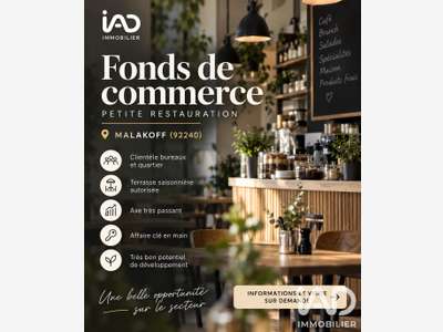 AV restauration rapide axe très passantt Malakoff