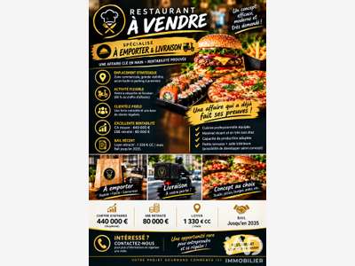 Vente Restauration rapide à Mandelieu-la-Napoule