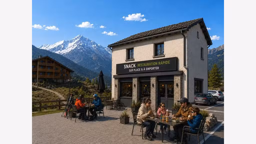 Vente FDC restauration rapide en station de Savoie