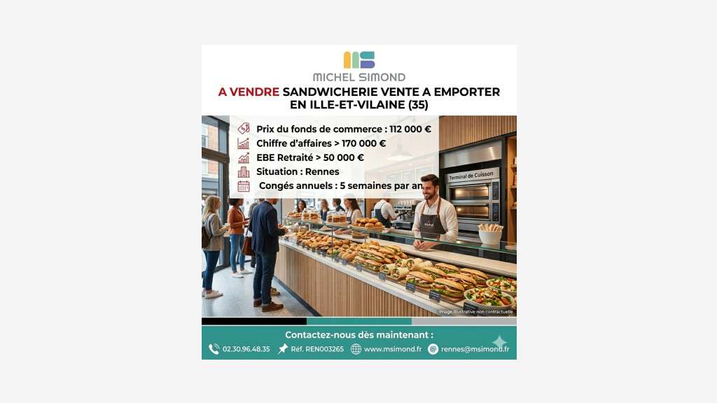 AV sandwicherie ventes à emporter située à Rennes