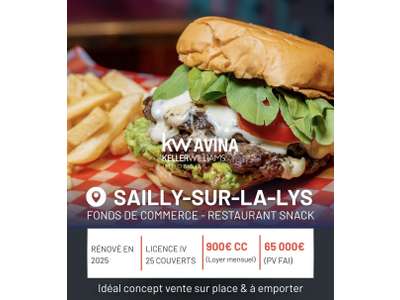 Vente Restauration rapide à Sailly-sur-la-Lys