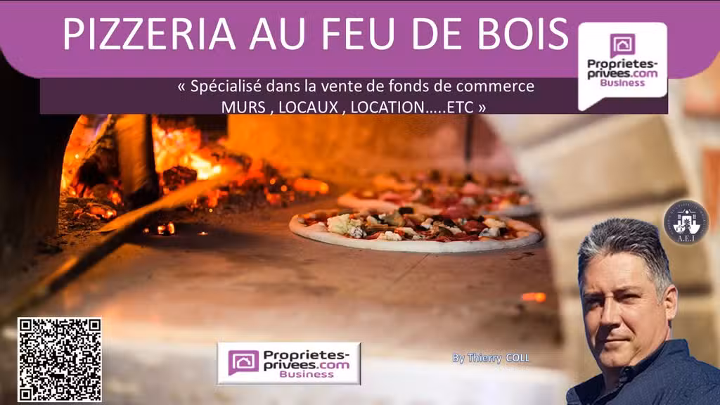 Vente pizzeria au feu de bois à Saint Priest