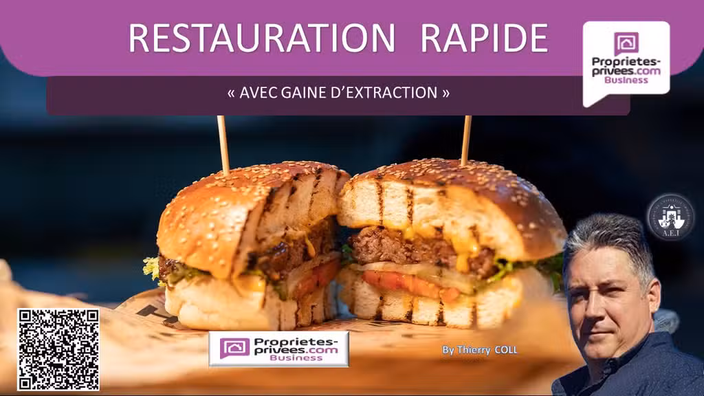 Vente restauration rapide terrasse à Vénissieux 