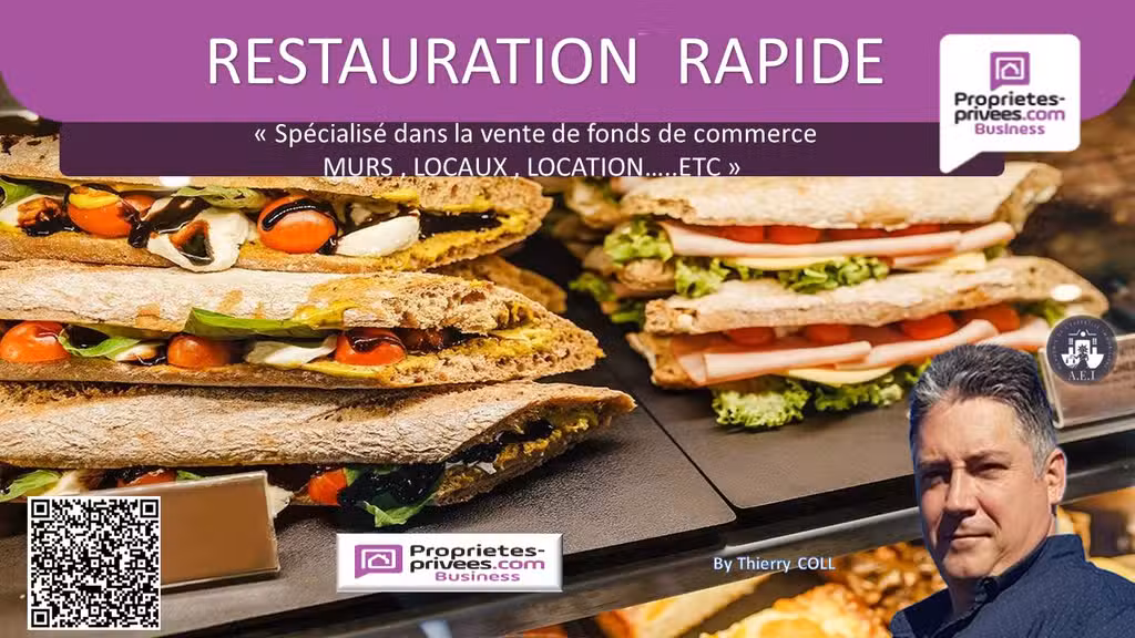 Vente restauration rapide terrasse à Vénissieux 