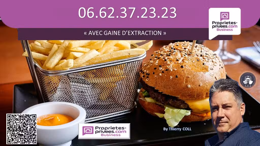 Cède restauration rapide snack 70m² à Villeurbanne