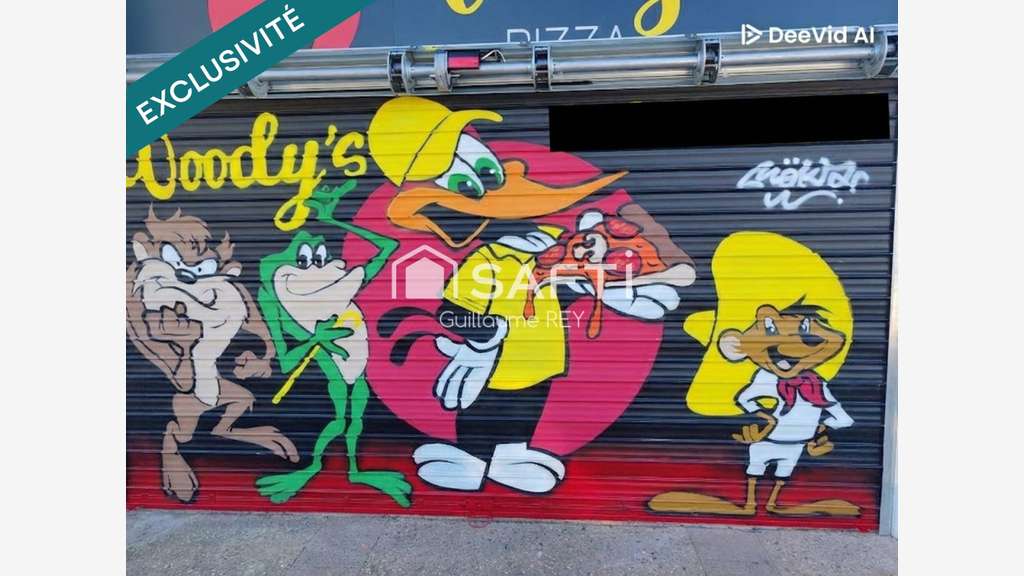 Vente FDC Woody's Pizza à Bassens Place du Marché