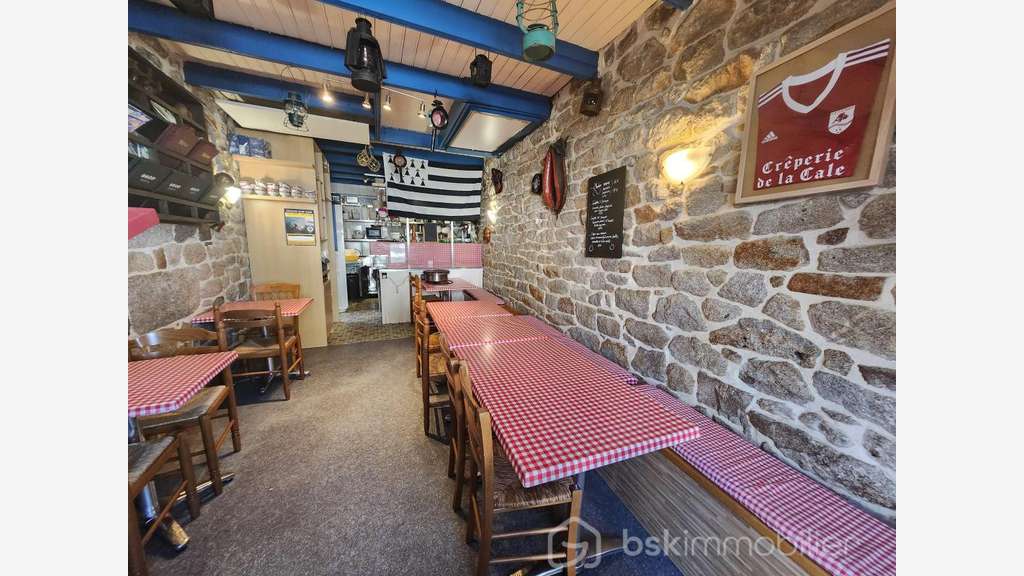 A vendre crêperie terrasse face mer à Ile Tudy