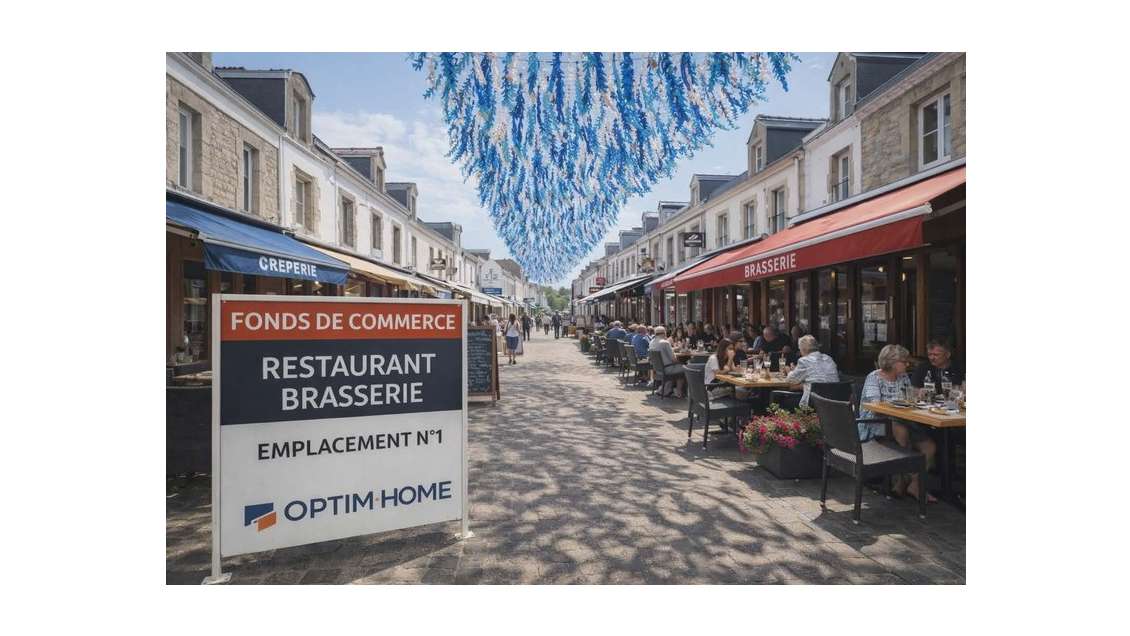 A vendre restaurant réputé au cœur de La Turballe