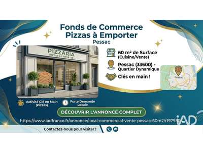 Vente Crêperie - Pizzeria à Pessac