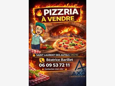Vente pizzeria snack à Saint Laurent Des Autels
