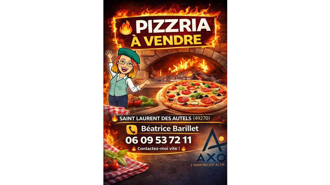 Vente pizzeria snack à Saint Laurent Des Autels