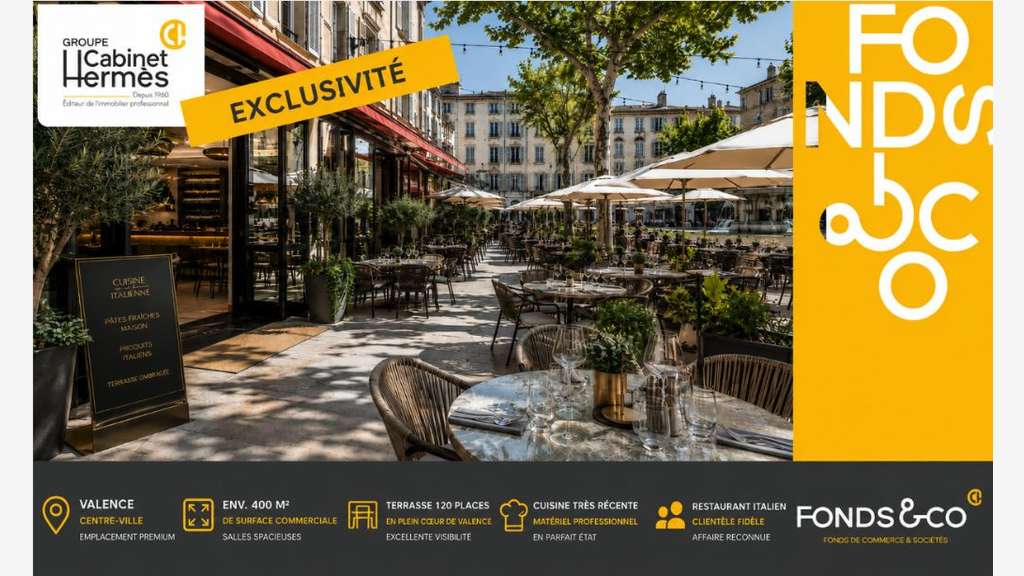 AV restaurant italien terrasse lic IV à Valence